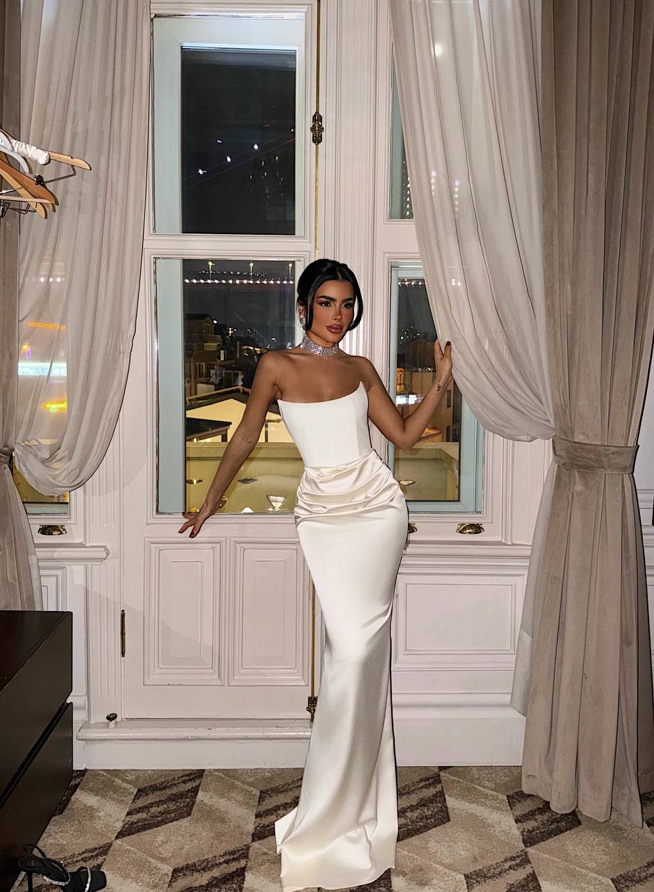 Maxi Satin Dress