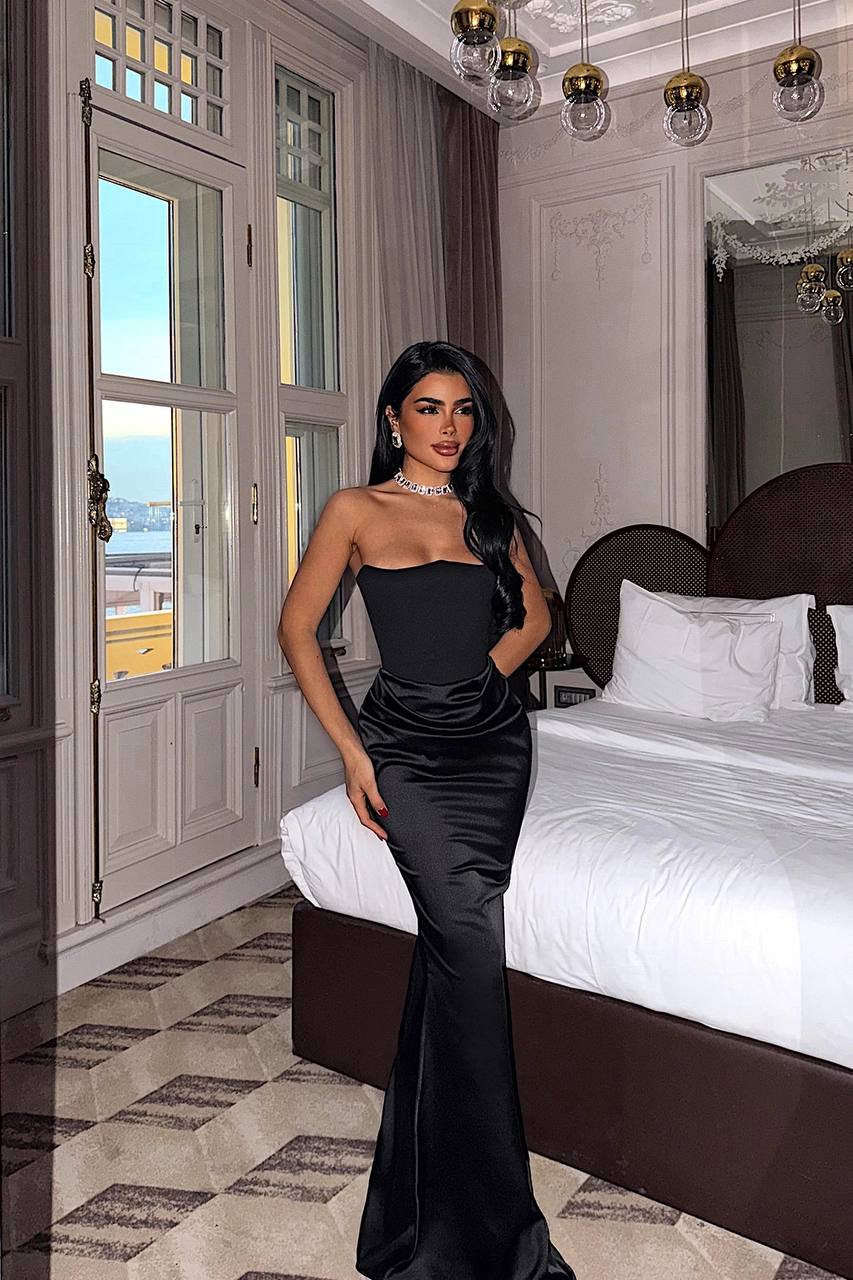 Maxi Satin Dress