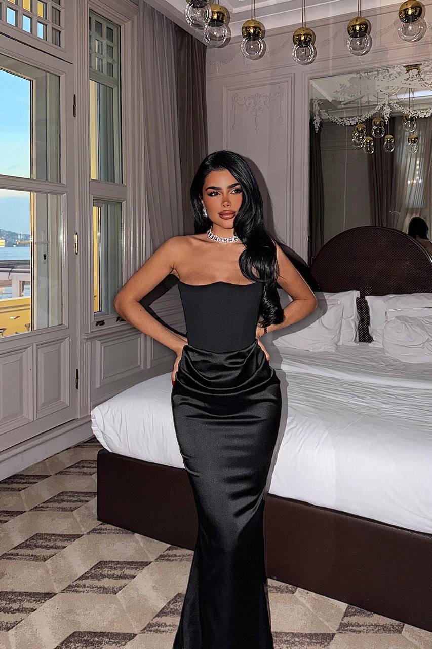 Maxi Satin Dress
