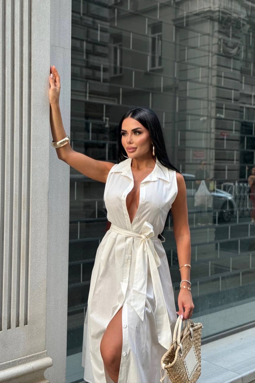 Poplin Shirt Dress