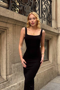 Square Neck Midi Dress